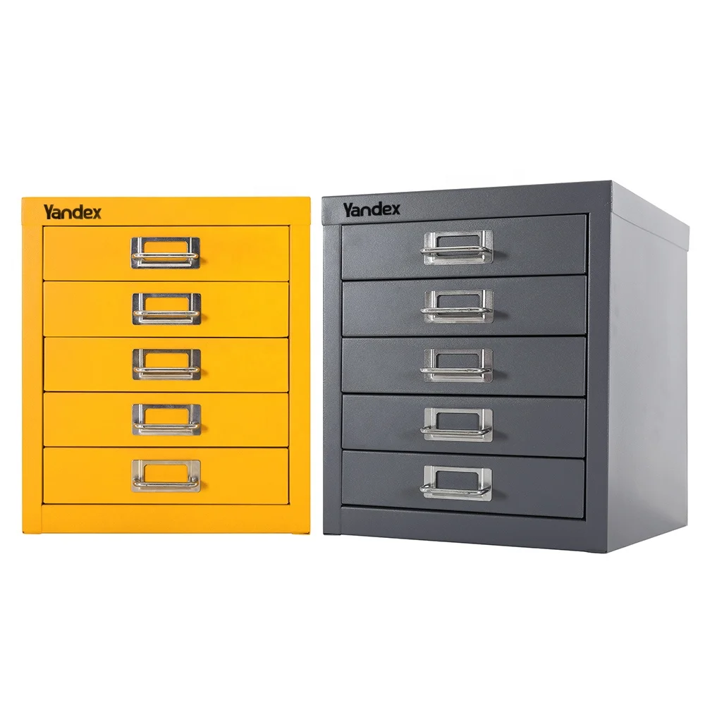 YANDEX cheap price colorful Office works furniture steel iron high quality file cabinet with multi-drawer