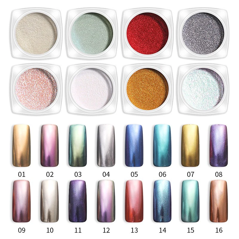 Factory sns nails powder colorful Acrylic nail powder NAIL ART GLITTER powder