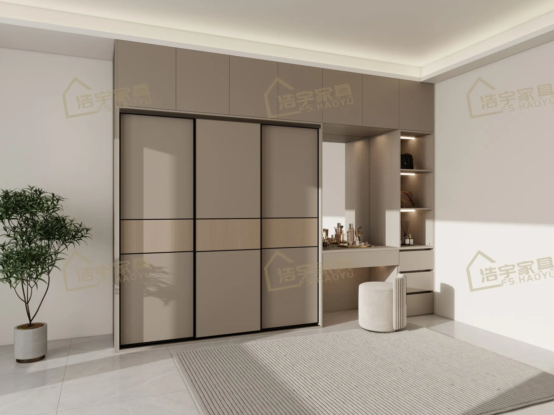 steel wardrobe Classic Luxury Shaker Doors Design Walk-in Closet White Paint Finish Solid Wood Walk In Wardrobe Storage Cabinet