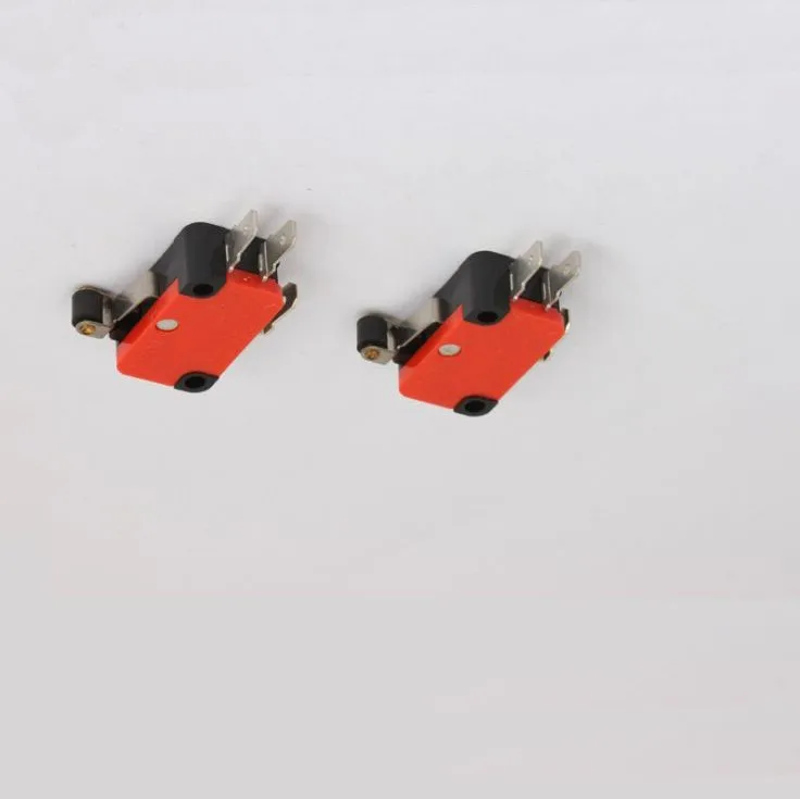 Black V-155-1C25 15A Dual Color 3 Pin Micro Switch With Plastic Button