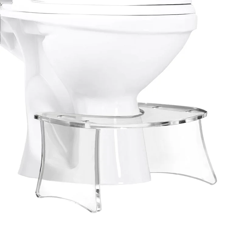 Factory  Acrylic Toilet Stool /factory Clear Acrylic Squatty Potty Ghost Acrylic Toilet Stool