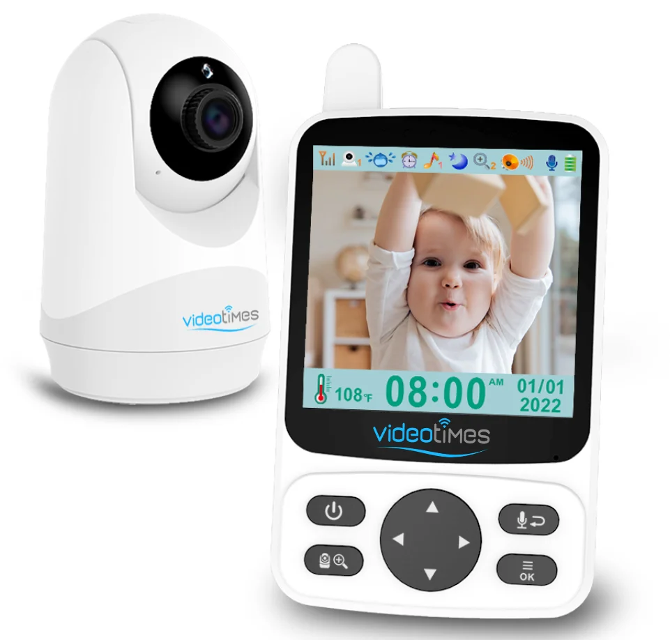 4.0 Inch Video Baby camera night vision monitor  baby monitor Two-way communication  Alarm function
