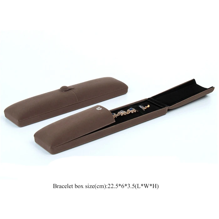 Custom logo jewellery box velvet jewelry packaging boxes for rings necklace