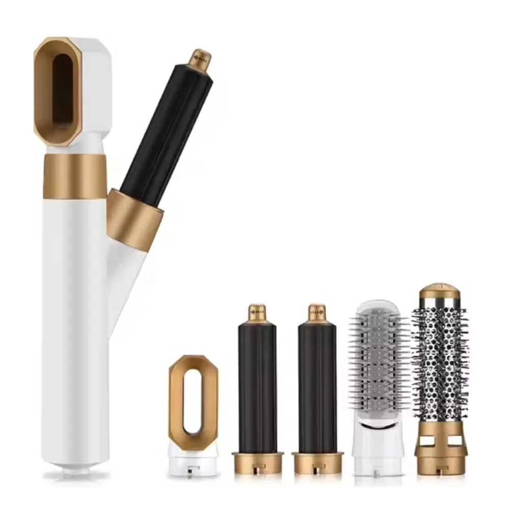 Hair Styler Electric Hair Dryer Brush Professional Complete Styler Hot Air Brush Wrap Styler Plastic 2024 New Trend 5 In 1