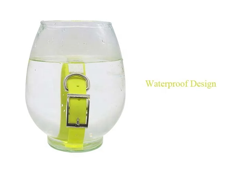 Nibao Eco-Friendly PVC Coated Dog Collar Durable Pet Collar , Waterproof Pet Vinyl PVC Dog Collar