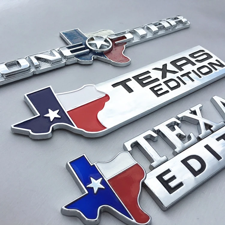 Металлическая 3d-эмблема MASON TEXAS EDITION на заказ значок для универсальных автомобилей мотоциклов декоративные аксессуары одиночная звезда