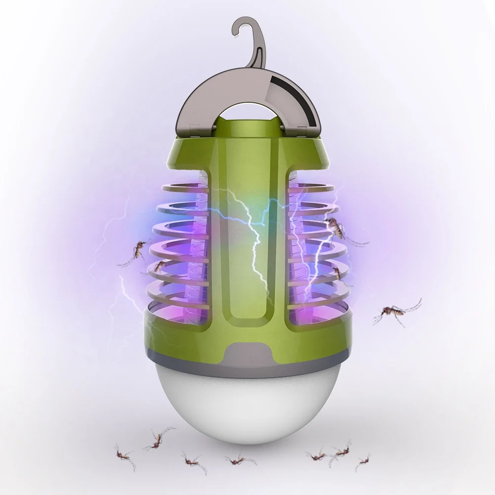 Camping Waterproof 1800mAh USB charger Multi color Mosquito Killer Bug Zapper