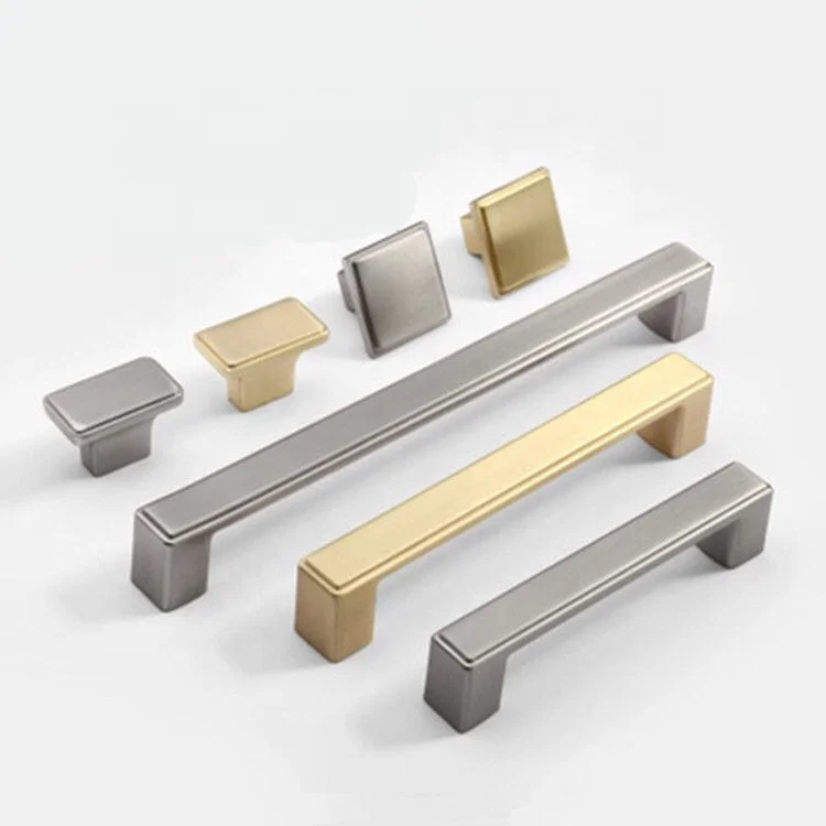 CX145-146 Furniture Hardware Bathroom Vanity Zinc Modern Handle Pull (CX145-146)