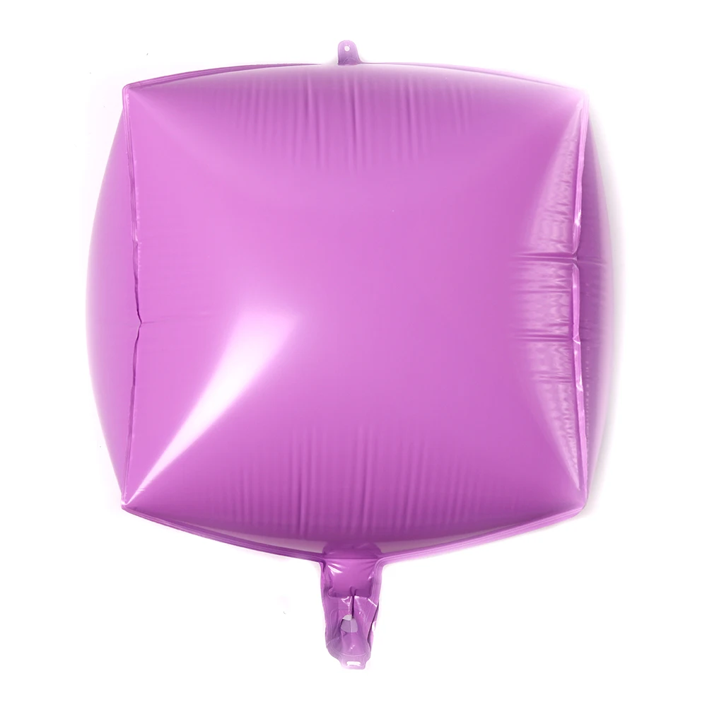 New Product 22 Inch Macaron Color 4D Cube Square Diamond Circle Shaped Foil Helium Balloon for Party Decoration