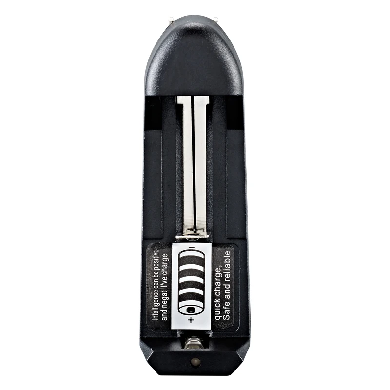 18650 Battery Charger Single Slot with US EU Plug Directly Charging 10440 14500 16340 16650 Li-ion battery Charger