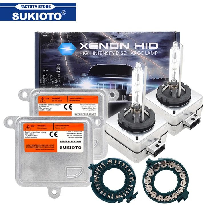  1 комплект Ксеноновые лампы для автомобильных фар 55 Вт 6000 К 5000 4300 8000 D3S D1R D3R