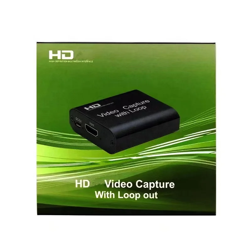 Manufacturer HD video capture card 4K usb2.0 HD game live capture box driver-free capturer