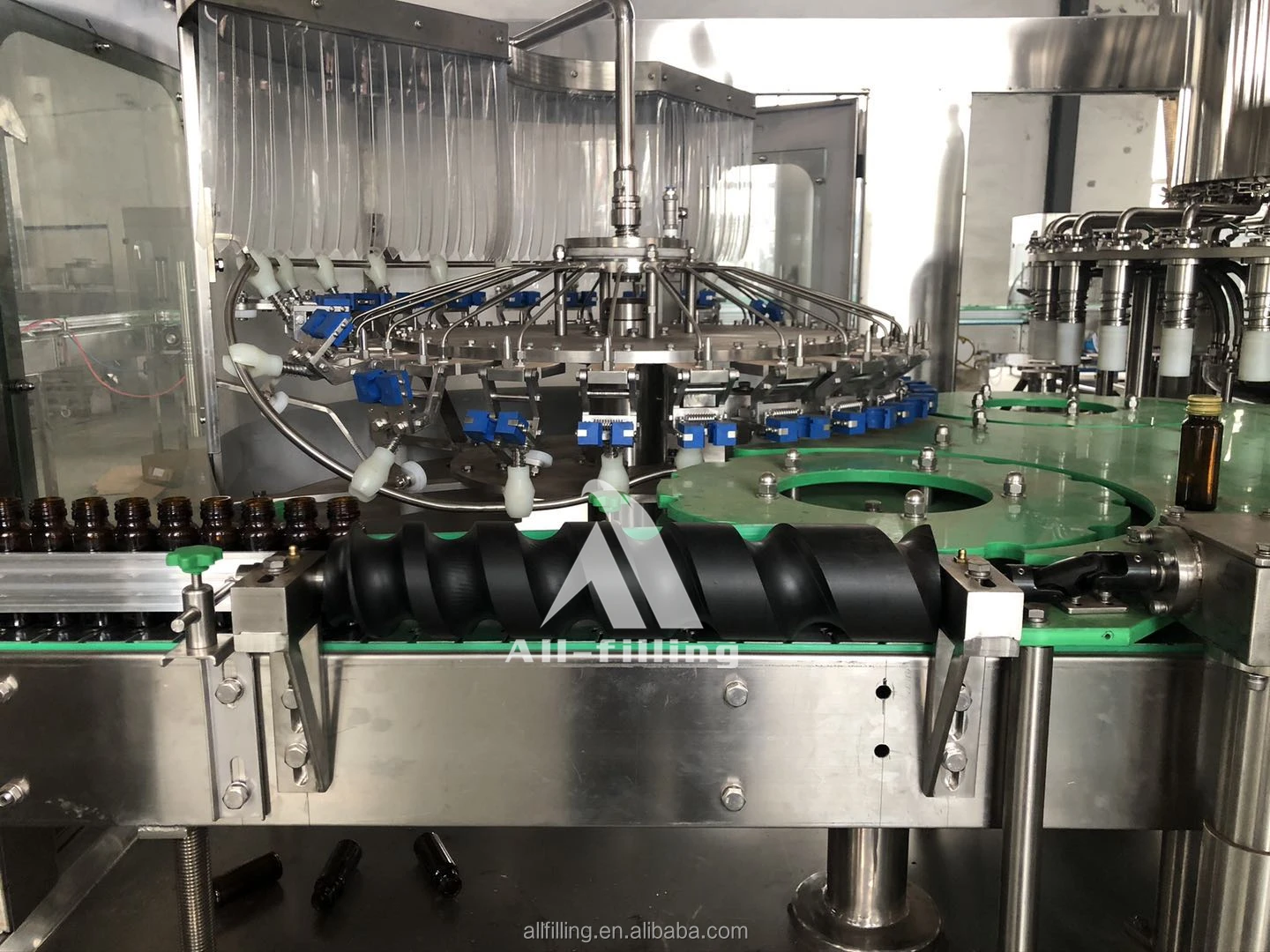 Automatic PET or glass bottle mango juice filling plant/Mushroom Enzyme drinks filling machine