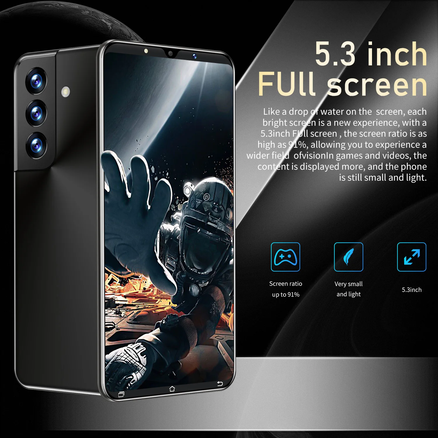 2022 s21 mobile phone 12GB+512GB large memory smartphone face unlock 4G 5G gaming cellphone