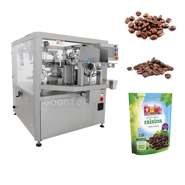 New 2021 factory price stand alone mini premade doypack bag with zipper dog food snacks packing machine