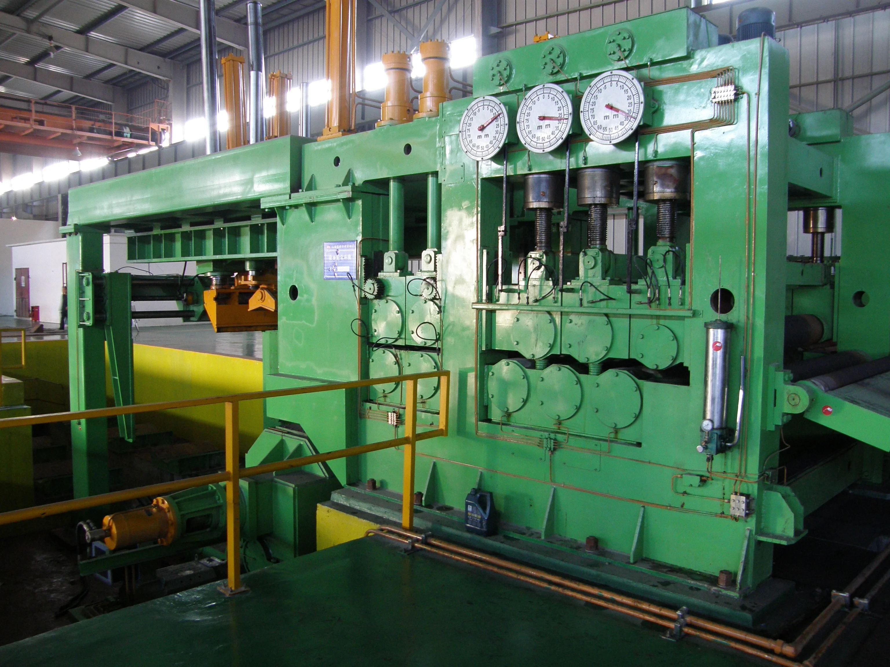 Steel coil flattening leveling rewind coil machine/metal sheet or steel coils leveler,levelling machine