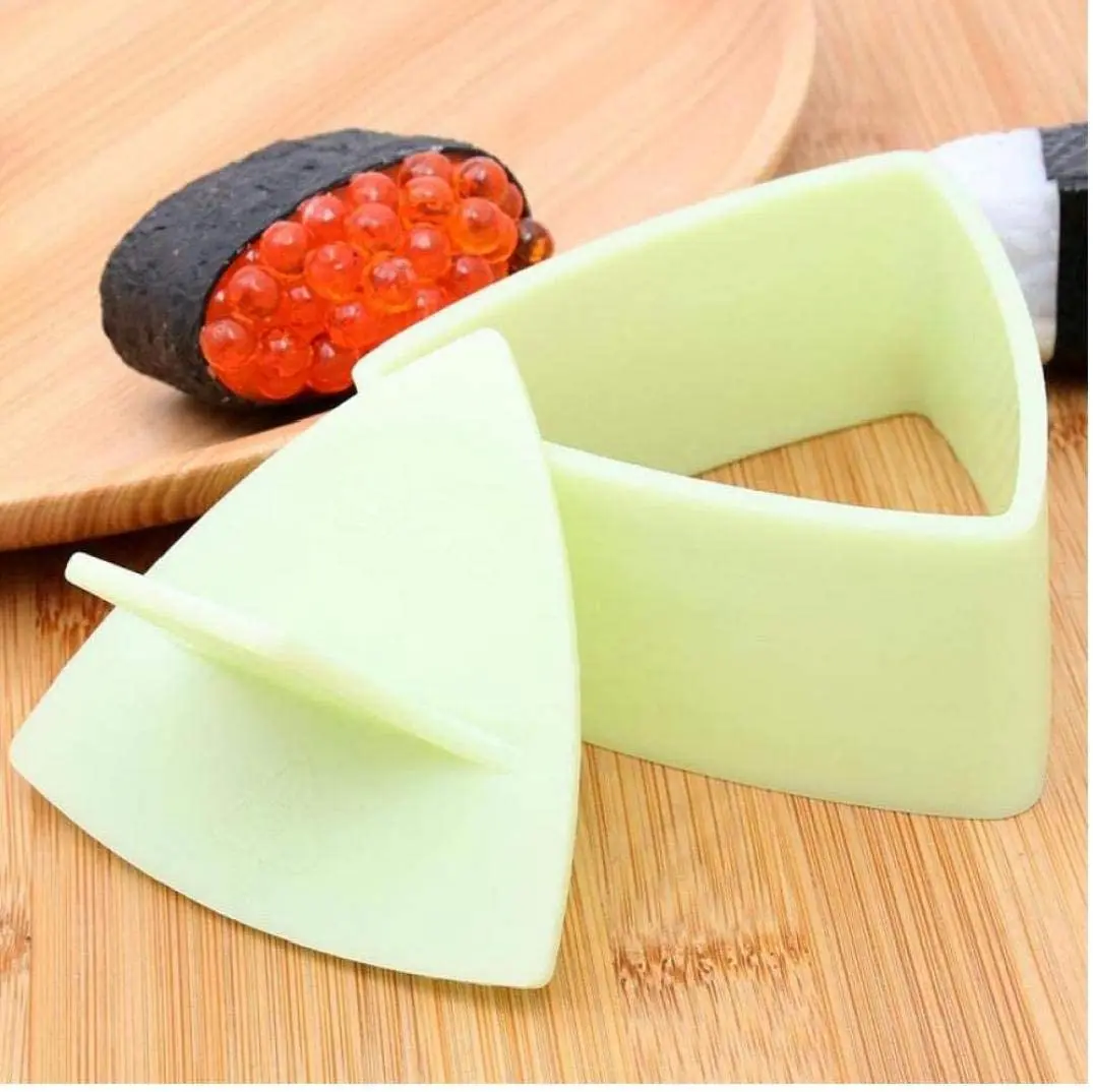 Triangle Sushi Maker Machine Rice Ball Maker Mold Plastic Sushi Maker DIY for Beginners Non Stick