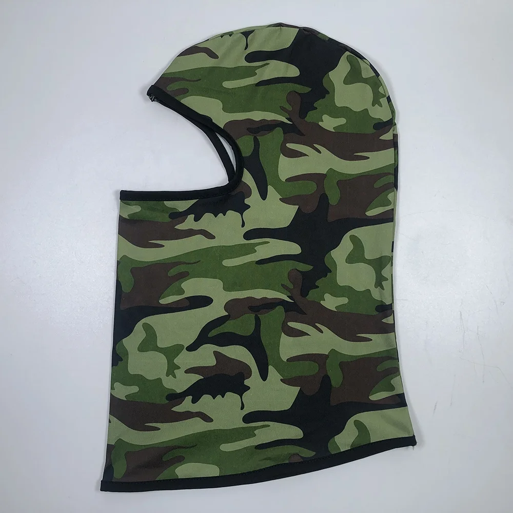 OEM new product acrylic unisex summer one hole cycling balaclava custom sublimation printing design polyester spandex ski mask