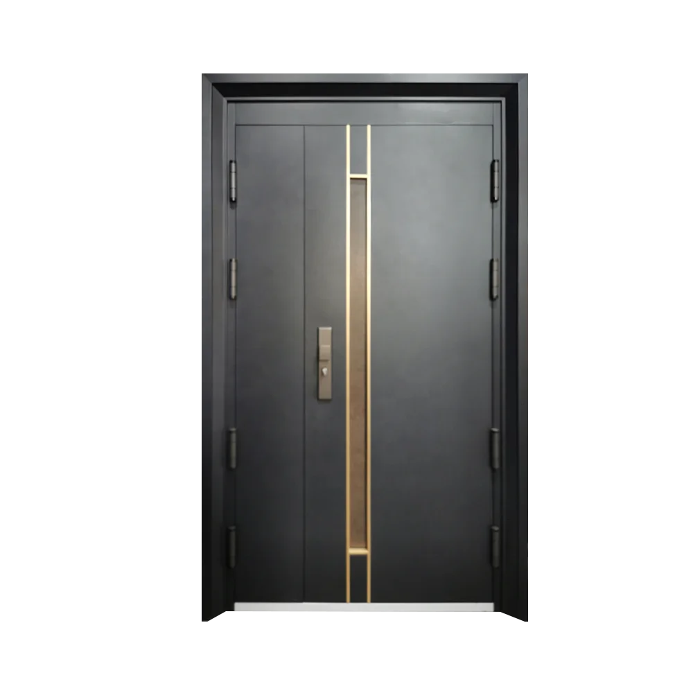 Cheap Exterior Security Steel Door Low Prices Steel Entrance Door Front Design