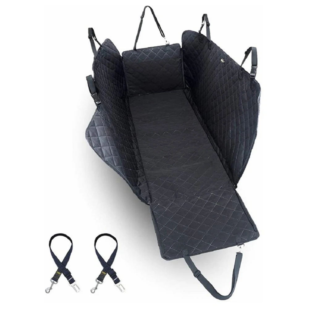 upupdog Car Back Seat Cover for Pets Soft Waterproof Duty Scratch Proof Durable seat cushion for Cars Trucks and SUVs