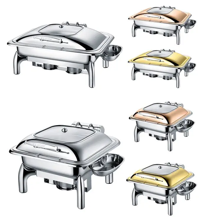
Buffet Warmer Set 2020 Cutlery Display Restaurant Tray Chafing Dish Singapore Guangzhou Serving Dishes Buffets Counters Hotels 