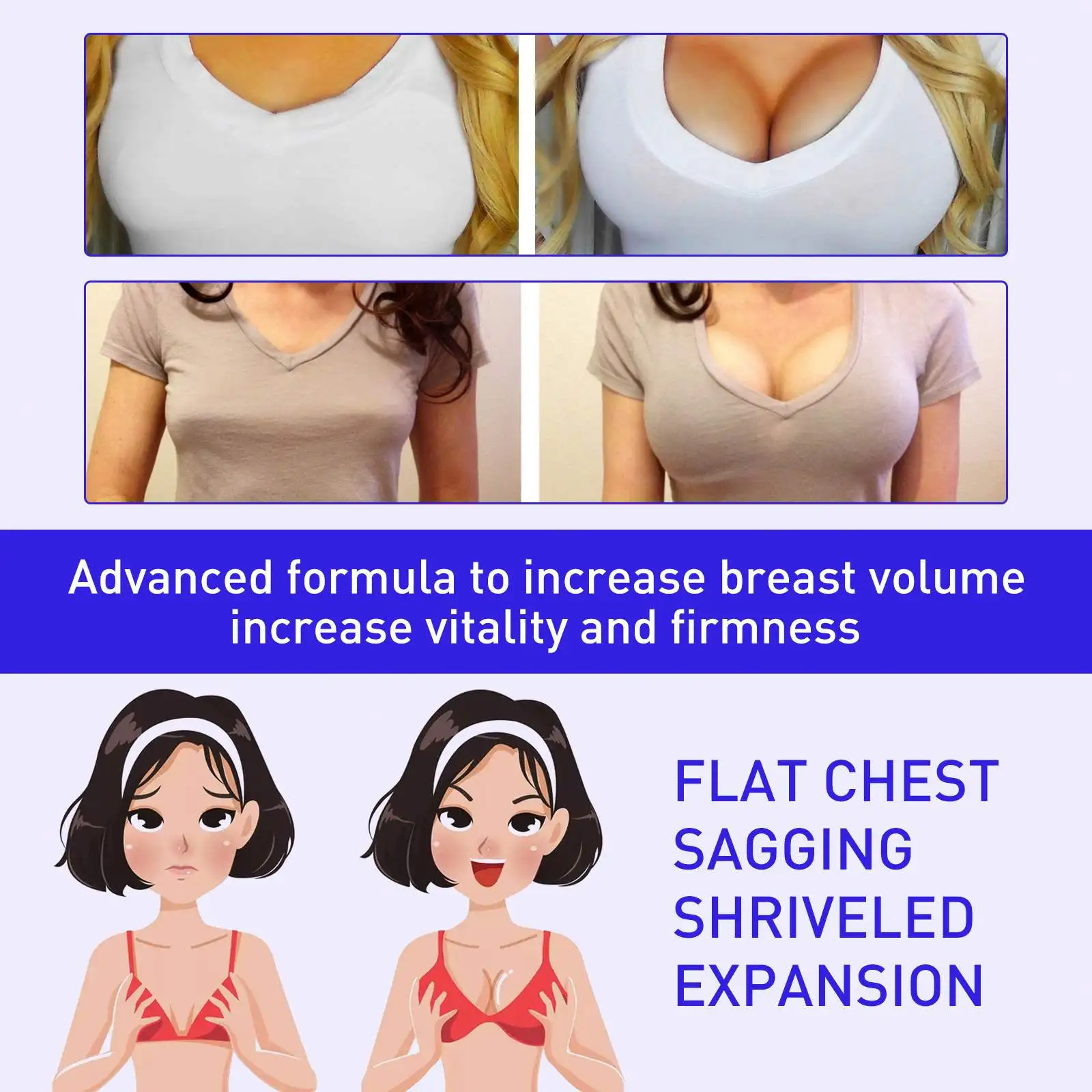 Hot Sale Jaysuing OEM Breast Enhancement Cream Breast Enlargement Promote Female Breast Lift Firming Massage Best Up Size