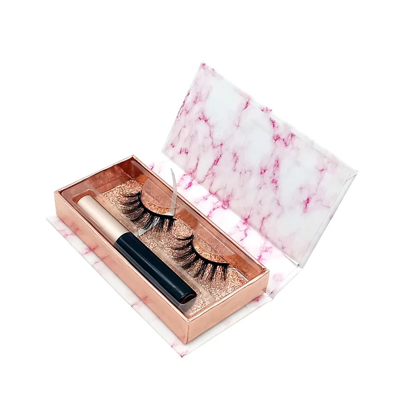Wholesale Private Label False Lashes Synthetic Bundle Mink 10 Magnetic Eyelashes
