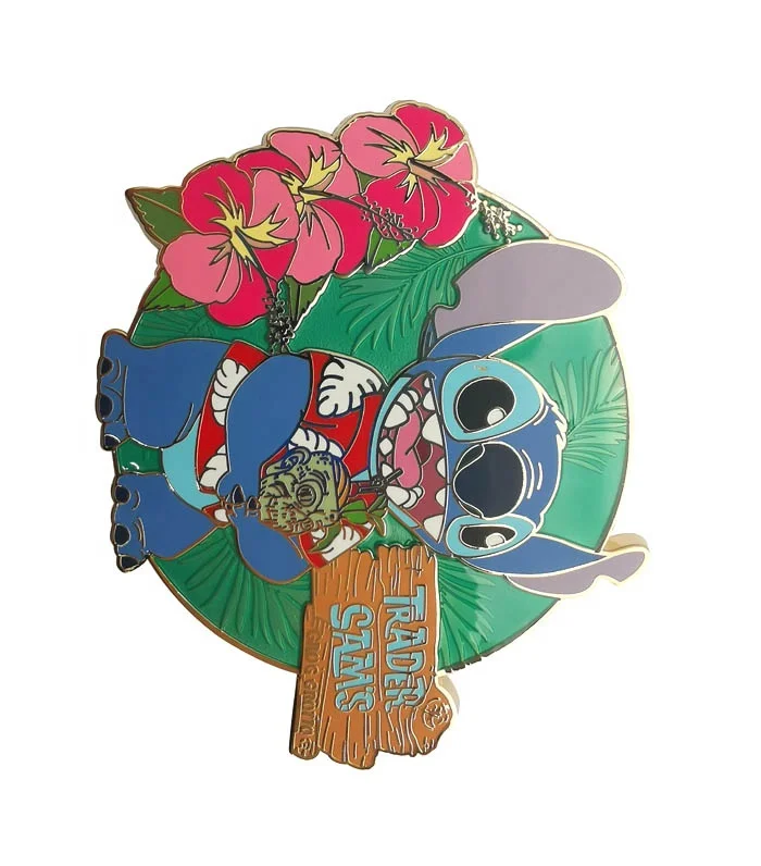 Kunshan Factory Fantasy Pin Custom  Rose Gold Plated Hard Enamel Pin