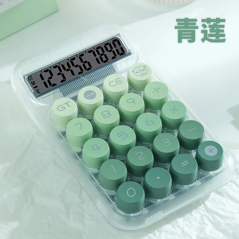 Best Wholesale 8179 pro New arrival student office transparent 10 digits table calculator Electronic desktop Calculator