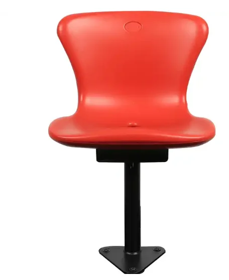 Factory price red plastic bucket stadium chair sport seat for gym