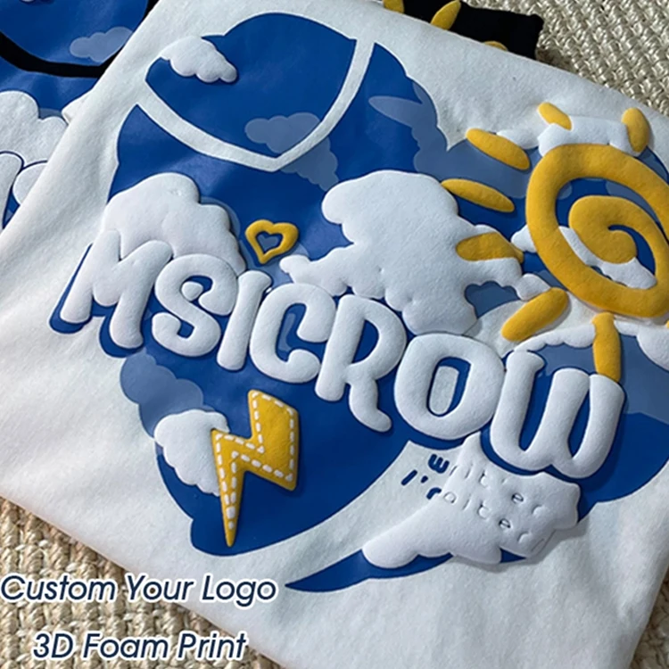 Wholesale custom high Graphic oversized blank plain white t shirt manufacturer 220 gsm 100% heavy cotton printing blank t-shirt