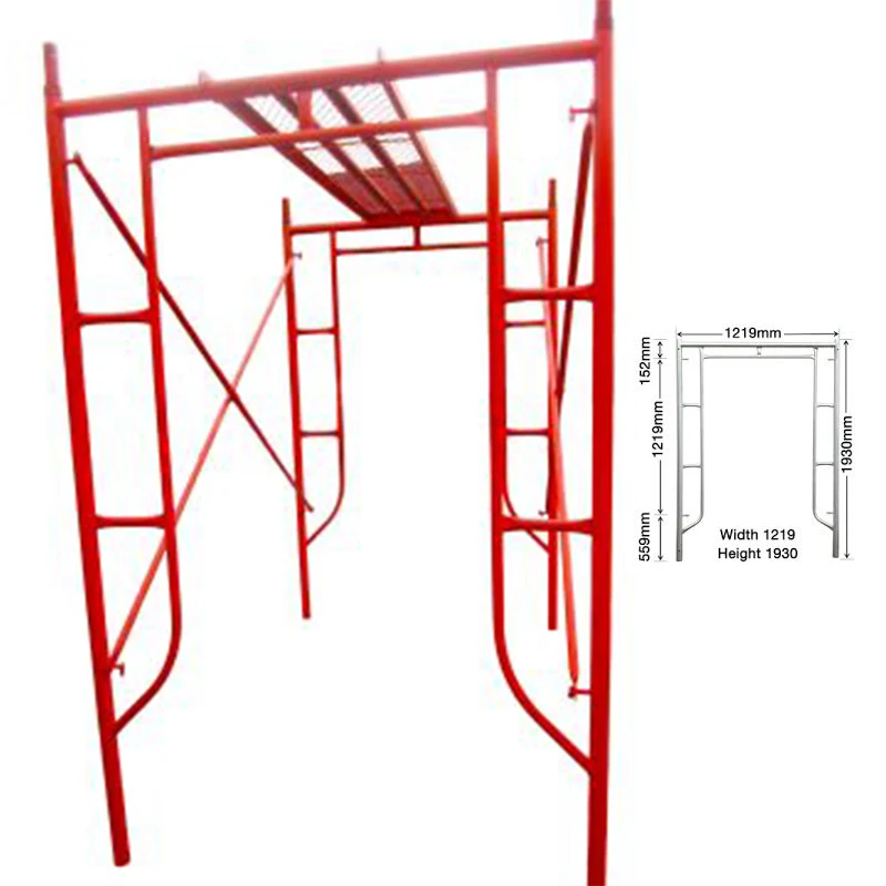 Hot sale mobile steel frame scaffolding for construction scaffolding wheel scafolding system