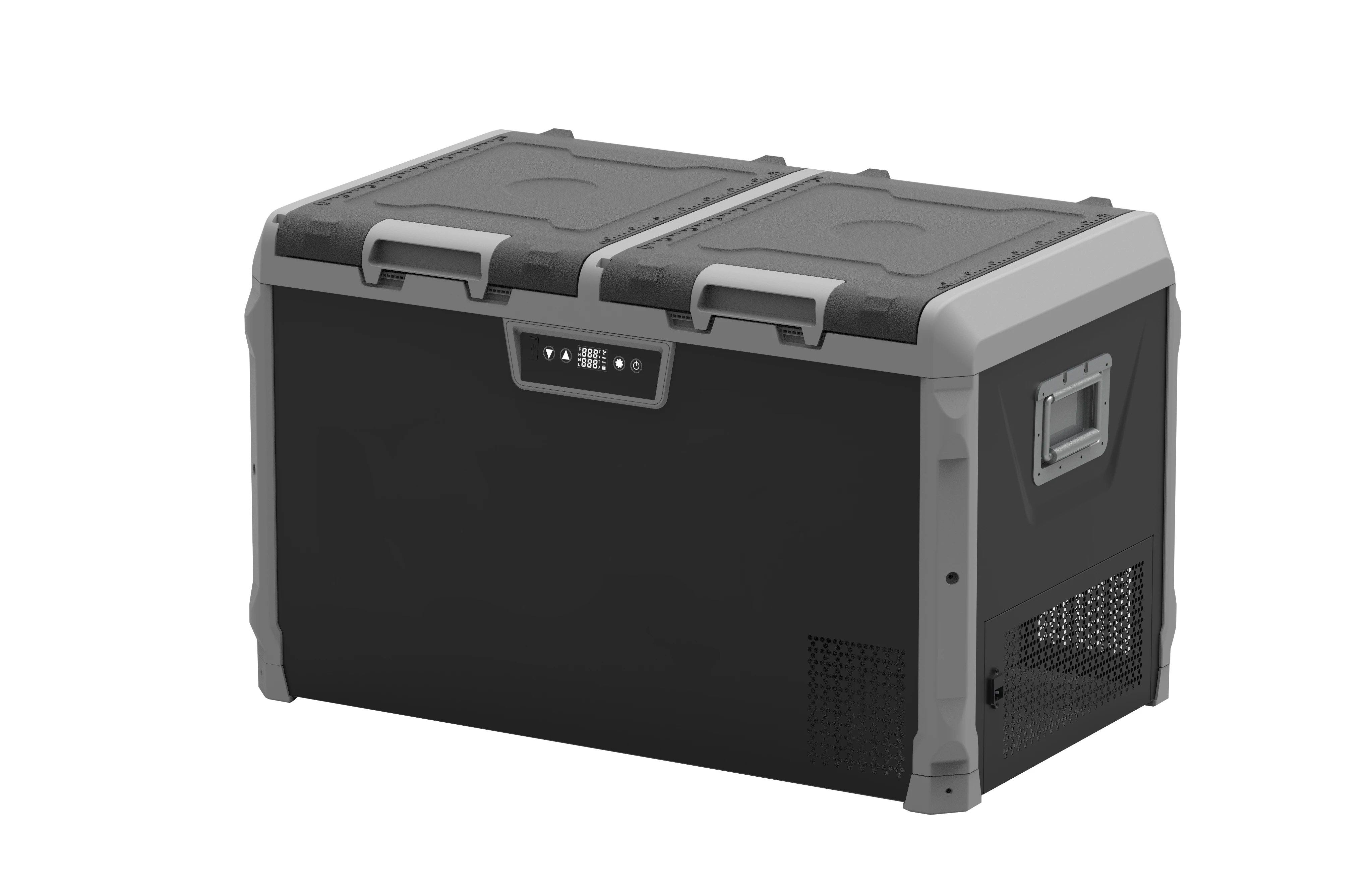 Freezer Fridge Dc Compressor For Car 35l Refrigerator Camping Portable 12 Volt Ce 12v Grey Small Icebox For traveller