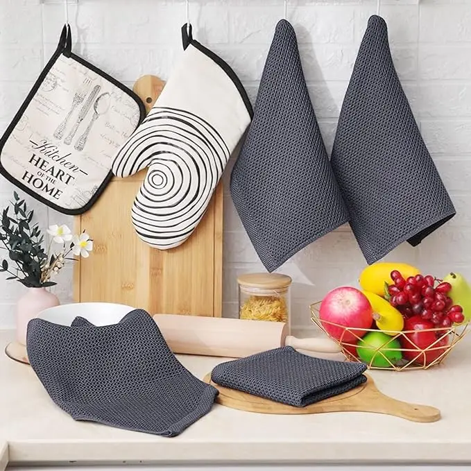 Home Decoration Practical Gift Lightweight Super Absorbent Kitchen Hand Dish Cloths Towel For Drying And Cleaning