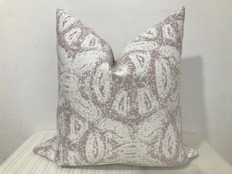 Classic black and white stripe modern geometric pattern digital print square cushion cover  High grade flannelette edge pillow