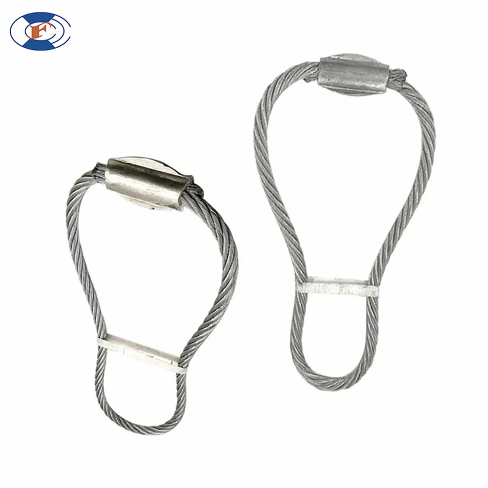 HF steel wire rope Wire Rope Lifting Cast-in Cable Wire Rope Cable Loop