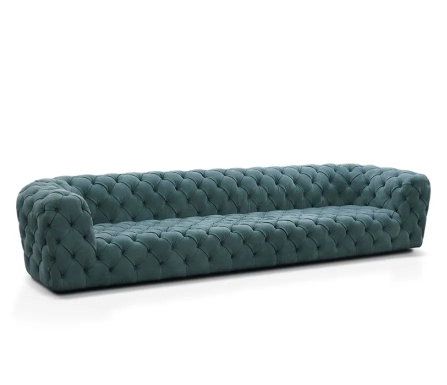 Wholesale Furniture Italy Velvet Sofa Factory Chesterfield Armchair Italian Luxury Sofas Couch Wholesale