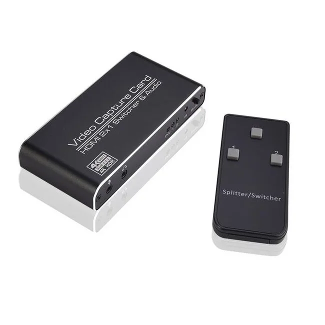2x1 HDMI Switch to USB3.0 video capture support HDCP2.2v
