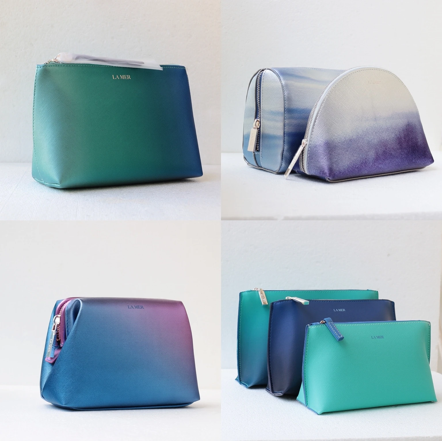 Designer makeup bag vegan leather cosmetic bag for famous brand promotions