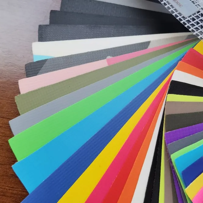 Wholesales Tarpaulin Pvc Transparent Reinforced Film Tarp Mesh Fabric for Bags tent Use