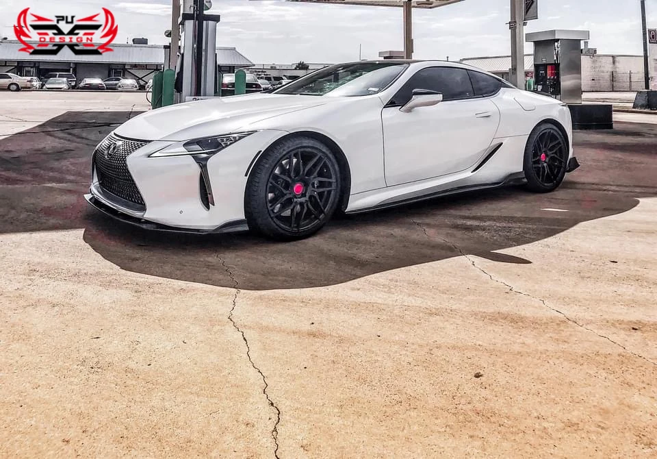 For Lexus LC500 LC500H Carbon Fiber ART Style Side Skirts Side Splitter   Bodykit