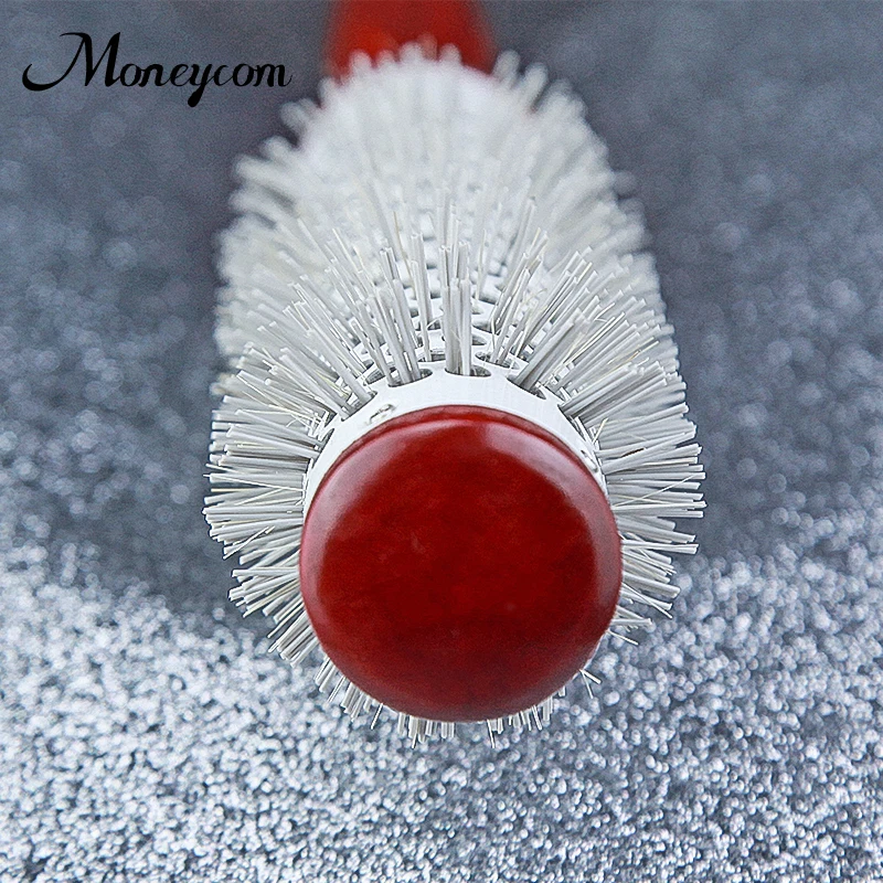 Natural Nylon Round Boar Bristle Brush Thermal Hair Brush Ionic Hair Extension Brush Hair Dryer Curling Comb