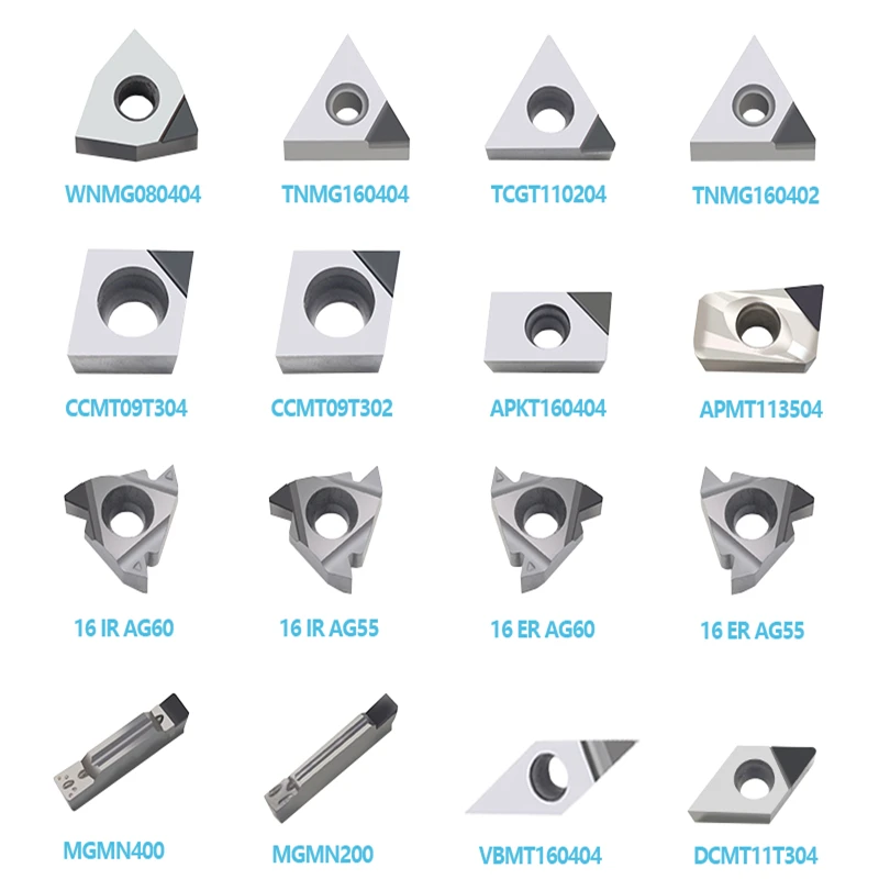 Hot Selling Cheap Custom CNC milling tool Carbide indexable Turning inserts PCD  Insert CCGT VCGT MGMN APKT CNMG WNMG VNMG 16ER