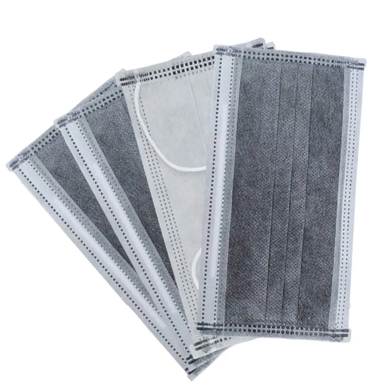 Складной респиратор для лица с клапаном выдоха, высокое качество, одноразовая маска с активированным углем