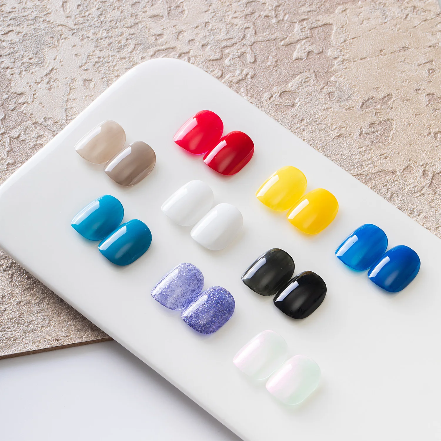 9 colors Palette gel painting High Quality Nail Solid Pudding Cream Glitter Non-floating Gel Nail Art Gel Nail Solid Polish