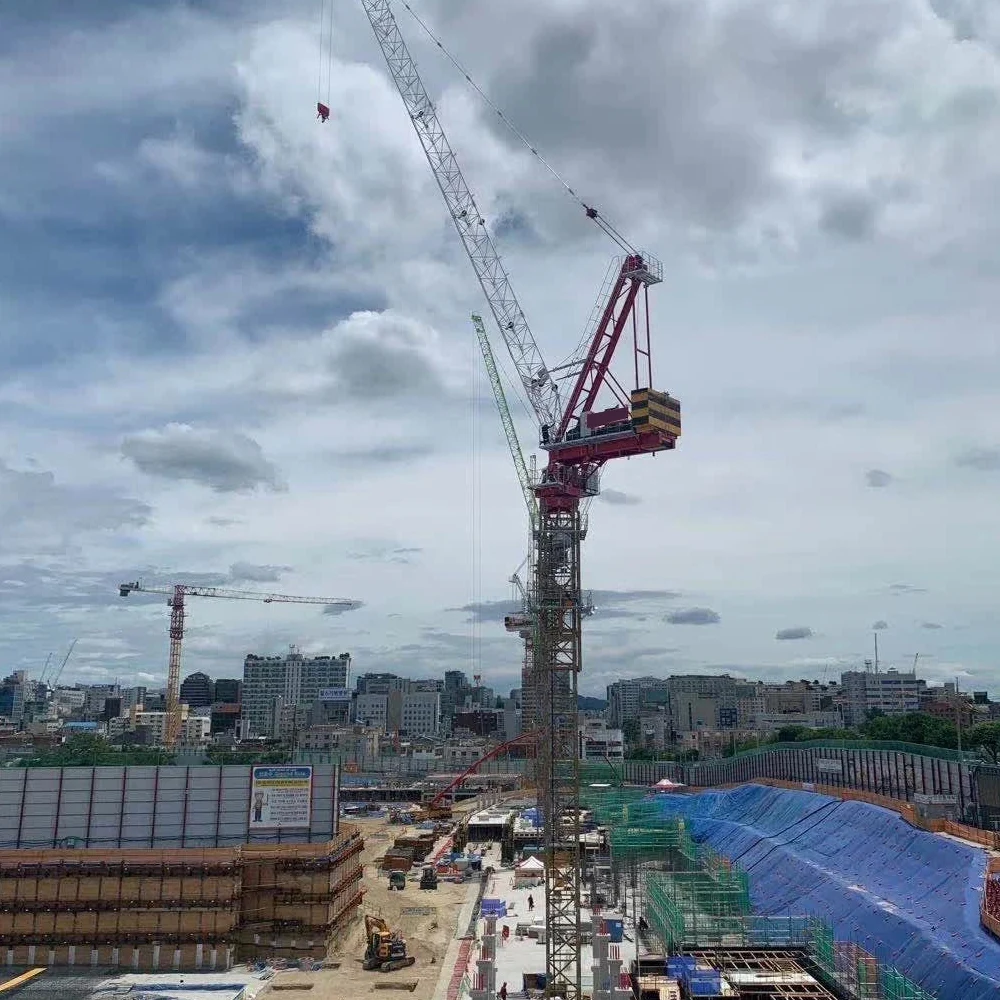 16 ton L200-16 Luffing Tower Crane Price For Sale building tower crane