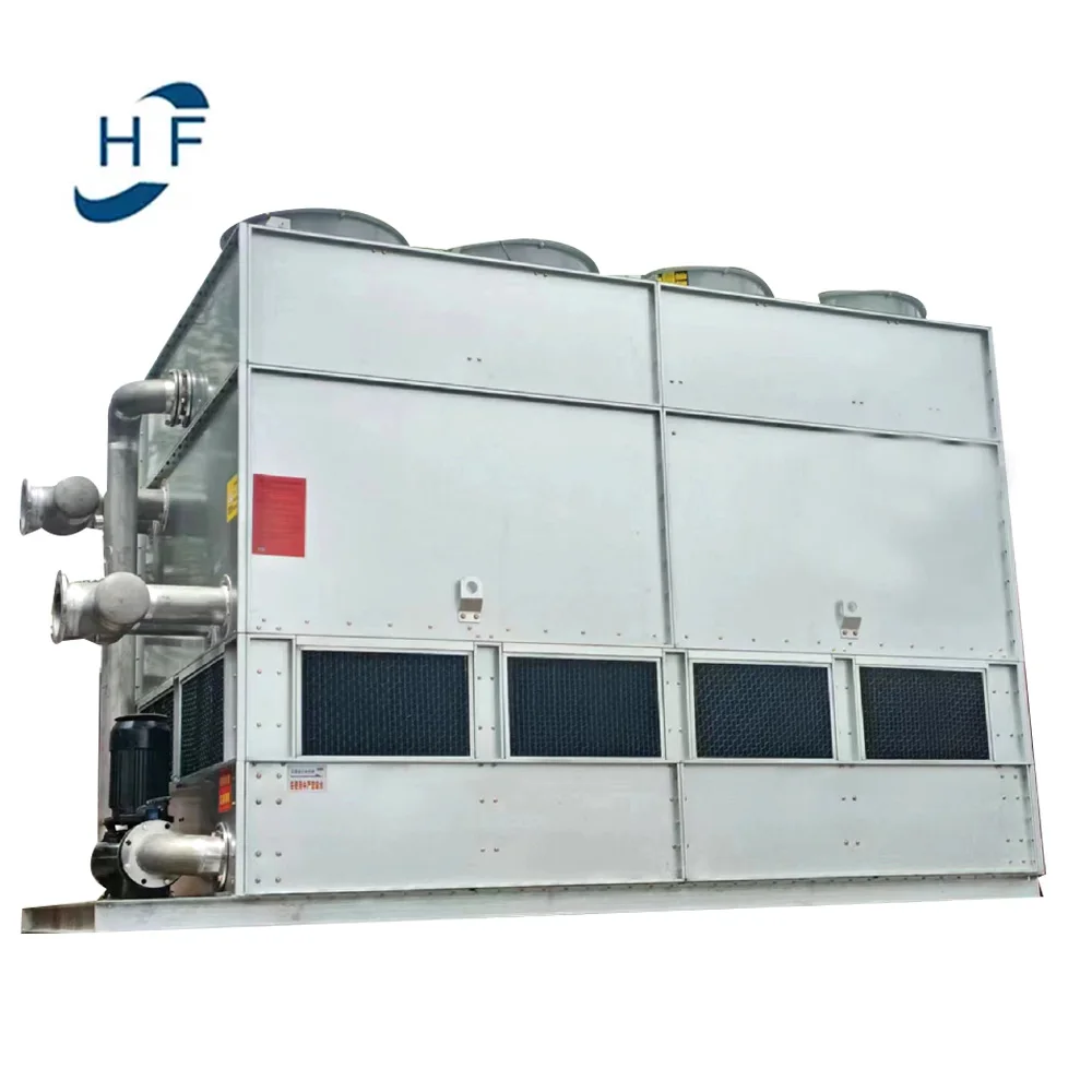 50T Closed industrial PC water cooling stainless steel square tank tower torre de enfriamiento