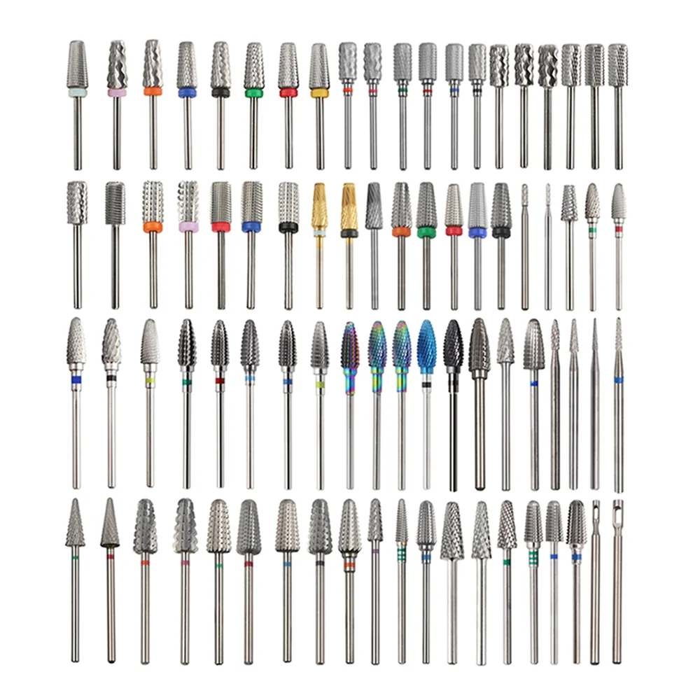 Cuticle Remove Manicure Tools Tungsten Carbide Button Large Barrel Acrylic Nail Drill Bit