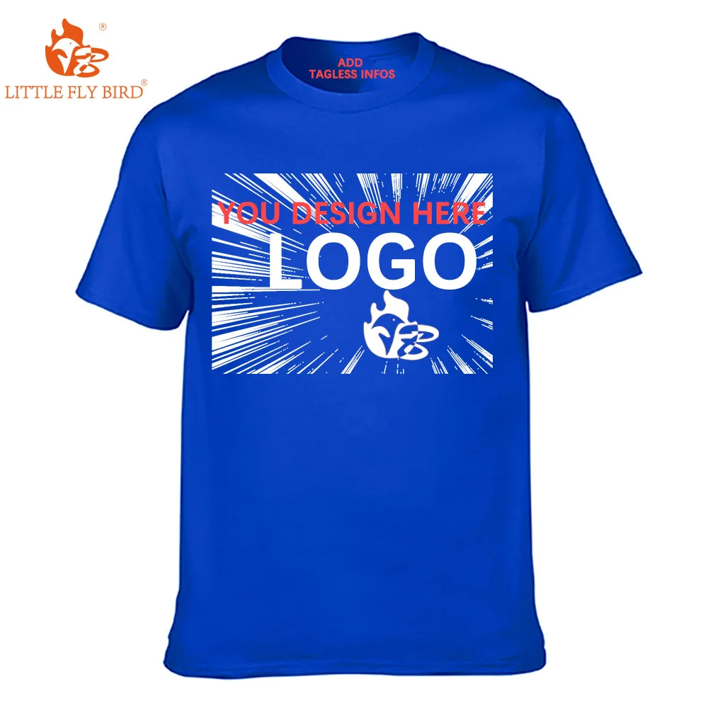 100% cotton High quality  custom your design  T-Shirt  fashion logo heat press tech unisex dtf logo  t shirts for men