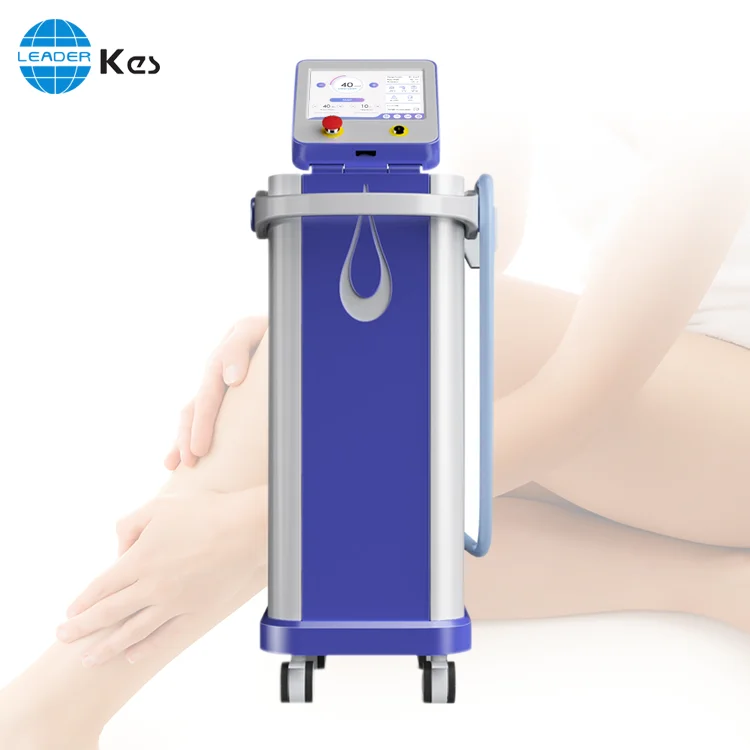 Spa Equipment Laser Ice Hair Removal Machine Standing 808nm Diode Laser Air Water TEC Active Contact Cooling 16 Kinds 10-400ms